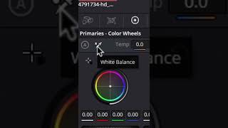 White Balance in DaVinci Resolve [upl. by Riem]