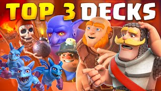 TOP 3 BEST CLASH ROYALE DECKS FOR DECEMBER 2023 🏆 [upl. by Rhett]