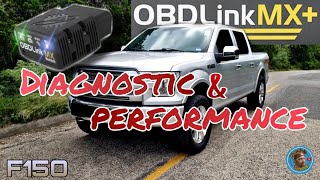 OBDLinkMX diagnostic and performance on Ford f150 [upl. by Nylekoorb]