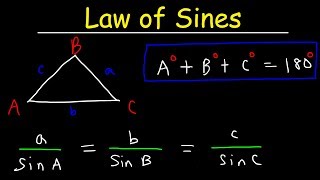 Law of Sines Basic Introduction AAS amp SSA  One Solution Two Solutions vs No Solution Trigonomet [upl. by Kelvin553]