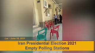 Many election polls in Babolsar Lar and Shiraz are empty and people boycott the election in Iran [upl. by Garey805]