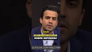 PABLO MARÇAL JANTANDO JORNALISTA SOBRE IMPRENSA pablomarcal pablomarçal [upl. by Yelserp42]