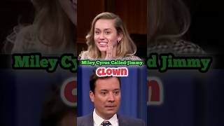 Miley Cyrus ROASTS Jimmy Fallon 😱😂 shorts [upl. by Tawnya]