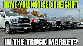 Have You Noticed The Shift In The Truck Market [upl. by Ardnikat140]