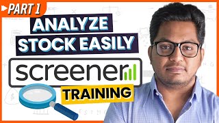 How to Analyze Stocks on Screener Website Part 1 [upl. by Eelrihs746]