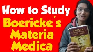 How to study Boerickes Materia Medica  Point students should study from Boerickes Materia Medica [upl. by Remat204]