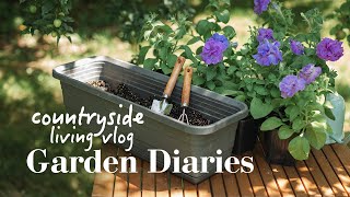 Garden Diaries Garden Season  Delicious Cherry Pie  Slow Living in the Countryside  3 [upl. by Airotkciv]