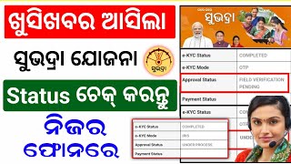 subhadra yojana status check  how to check subhadra yojana status online odisha [upl. by Feucht972]