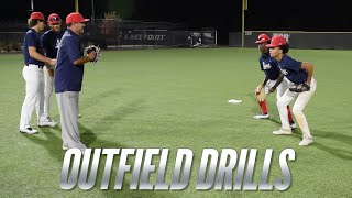 Drills for outfielder warmups gap communication [upl. by Annazor]