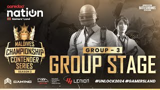 Ooredoo Nation PUBGM Contender Series 2  Group 3 [upl. by Ingra265]