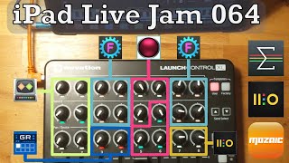 DIY Groovebox iPad Live Jam 064 [upl. by Warren]