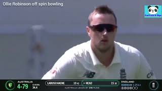 Ollie Robinson spin bowling  fast bowler bowling spin [upl. by Ynamreg]