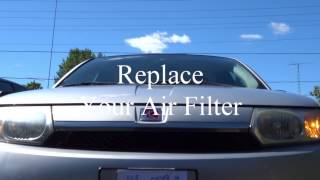 Saturn Air Filter Replacement [upl. by Aneeuqahs422]