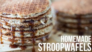 RECEPT Stroopwafels maken  OhMyFoodness [upl. by Hepsoj]