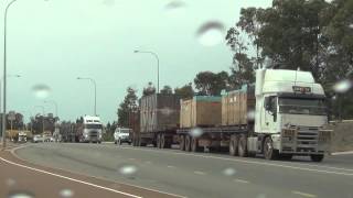 Australian Heavy Haulage Swan Valley Perth Western Australia [upl. by Eednam]