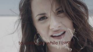 Demi Lovato  Skyscraper Official lyric video [upl. by Gonroff875]