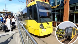 Manchester Metrolink Trams at Piccadilly Gardens [upl. by Rothschild]