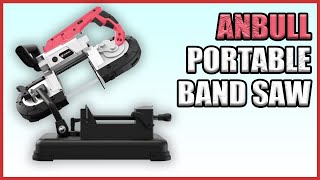 Anbull Portable Band Saw with Removable Alloy Steel Base  Best Band Saw 2021 [upl. by Oirretna]