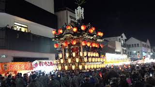 中近笠鉾🥁本町交差点😇大祭【令和4年秩父夜祭2022The Night Festival of ChichibuGrand Festival Saitama2022年令和4年12月3日土 [upl. by Agnella]