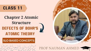 DEFECTS OF BOHR ATOMIC MODEL CHEMISTRY CLASS 11 CHAPTER 2 ATOMIC STRUCTURE FBISE [upl. by Ebner]