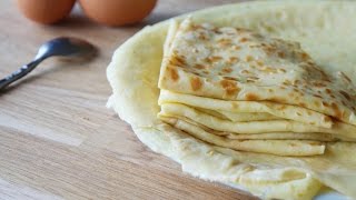 CRÊPES LÉGÈRES SANS LAIT  RÉGIME [upl. by Kenti]