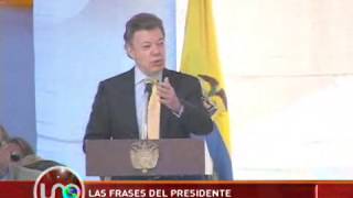 La frase de Santos que ofendió a los campesinos [upl. by Codel]