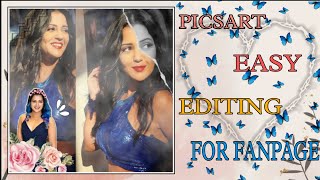 fanpage edit tutorial in picsart easy [upl. by Daron]