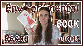 🌎ENVIRONMENTAL BOOK RECOMMENDATIONS🌏My favourite nonfiction and climate fiction books [upl. by Gage]