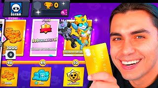 ZERANDO O PASSE EM CONTA 0 TROFÉUS NO BRAWL STARS [upl. by Monica]