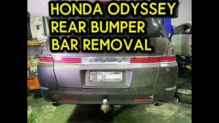 Honda Odyssey rear bumper bar removal [upl. by Jacquelyn]