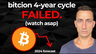 BITCOIN FAILED 4YR CYCLE WARNING Most Are Not Ready For What Comes Next Complete 2024 Guide [upl. by Dallas]