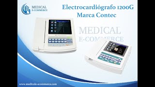 Electrocardiógrafo 1200g marca Contec [upl. by Silvano]