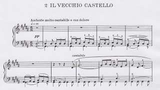 Modest Mussorgsky Il vecchio castello  „Pictures at an Exhibition” audio  sheet music Thurzó [upl. by Ginny233]