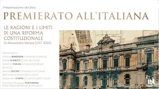 Premierato allitaliana UTET 2024  I Webinar di IBL [upl. by Ynnal]