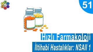 İLTİHABİ HASTALIKLAR NSAII 1  Hızlı Farmakoloji 51 [upl. by Enellij]