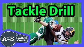 Youth Football Tackling Drill [upl. by Trahurn]