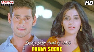 SVSC Movie  Mahesh Babu Flirting with Samantha Funny Scene  Venkatesh Anjali [upl. by Neyrb]