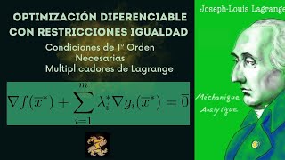 Optimización Diferenciable con Restricciones de Igualdad I [upl. by Plume]