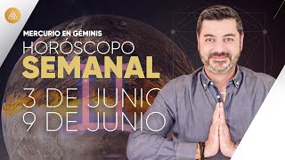 HORÓSCOPO SEMANAL del 3 al 9 de Junio  Alfonso León Arquitecto de Sueños [upl. by Ydnor384]