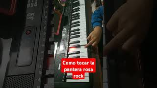 Como tocar la pantera rosa ROCK musica pantera rosa rock panterarosa pianomusic musicvideo [upl. by Anahsirk]