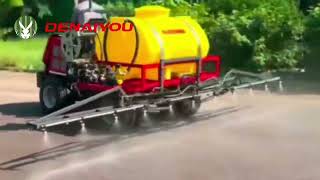 Mounted pesticide applicator selfpropelled gasoline powered hydraulic assisted spray bar lawn [upl. by Notniv]