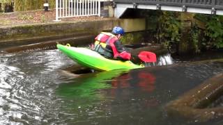 Kayaking the Weir [upl. by Ardnikal]