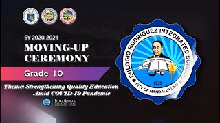 Eulogio Rodriguez Integrated School Moving Up Ceremony 20202021 [upl. by Brawner]