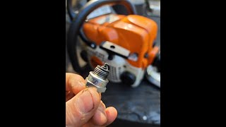 STIHL MS170 Chainsaw Runs Rough  Easy Fix shorts [upl. by Nwahsor]