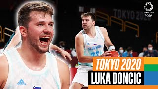 🏀 The BEST of Luka Doncic 🇸🇮 at the Olympics [upl. by Rebmetpes]