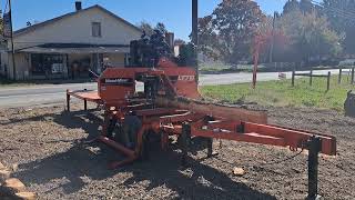 2017 WoodMizer LT70 Wide Hydraulic Portable Band Mill [upl. by Mccormac]