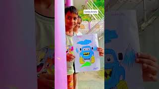 Sunday Activity  Drawing Activity 🌈🖌️🎨 shorts shortvideo drawing viralvideo [upl. by Nesnah824]