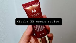 Missha perfect cover BB cream review N23 currycarikawaii [upl. by Buehrer]