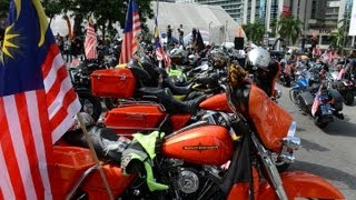 Asia Harley Days Malaysia 2013  Bike Parade [upl. by Eive360]