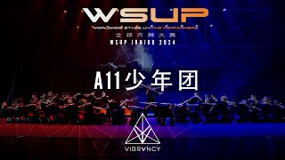 A11少年团  WSUP DANCE COMP 2024 VIBRVNCY Front Row 4K [upl. by Gianina]